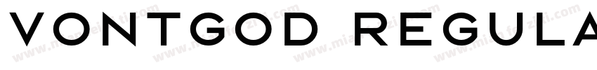 Vontgod Regular字体转换